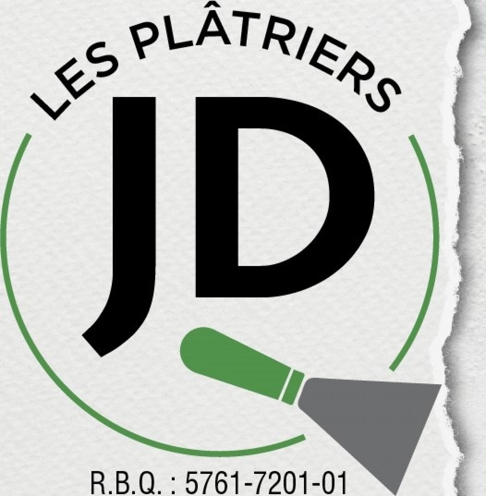 Les Plâtriers JD Gypse et Tirage de Joint. Logo